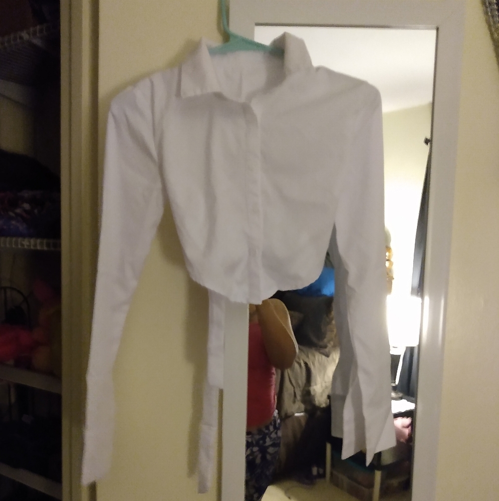 White collar shirt
